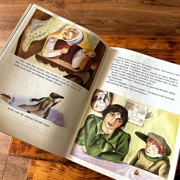 Vintage 1997 The Magic Dreidels A Hanukkah Story Jewish Paperback Book - Picture 5 of 8